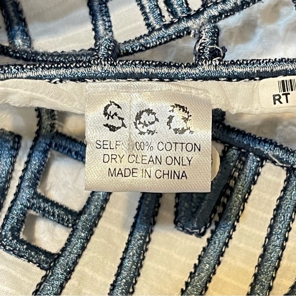 SEA New York Embroidered Detail Top Blouse Size XS - Picture 10 of 11